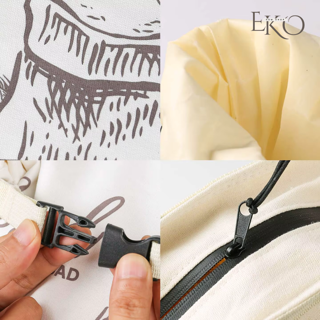 Økologisk bivoks brødpose – 100 % bomuld