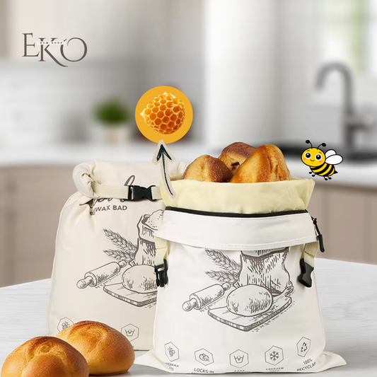 Økologisk bivoks brødpose – 100 % bomuld
